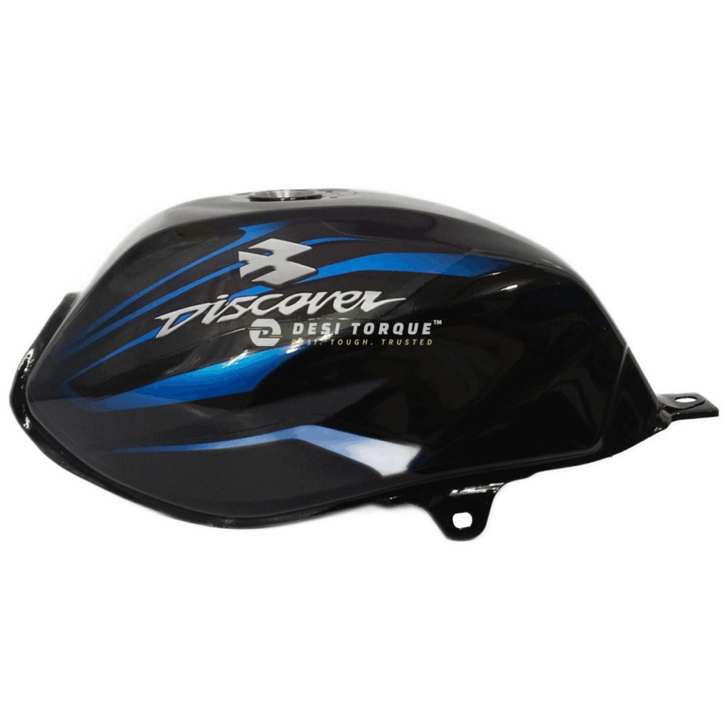 desi-torque-petrol-tank-for-bajaj-discover-100-discover-125-new-model-discover-150-black-blue-fuel-tank