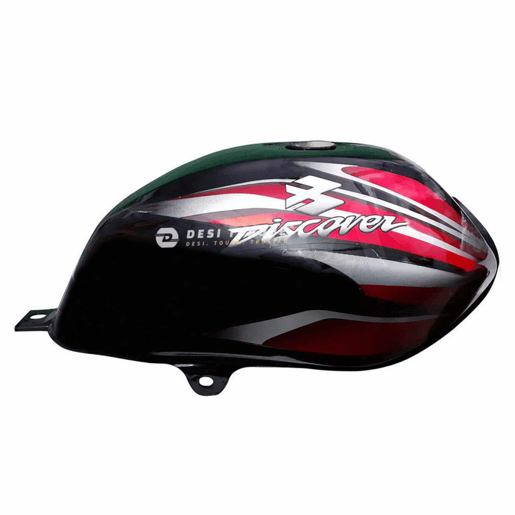 desi-torque-petrol-tank-for-bajaj-discover-100-discover-125-new-model-discover-150-black-red-fuel-tank